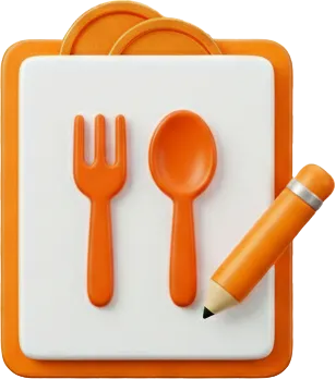 Wir fügen Ihr Menü hinzu